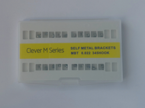 Dental Metall Selbstligierende Brackets,self-ligating brackets MBT022,hook345,CE/FDA