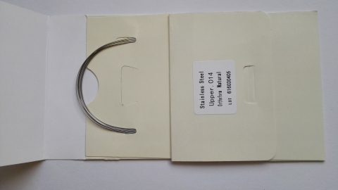 20stk hohe Qualität Edelsthal runde Archwire Bögen,Super Elastic - Naturform, U/L,CE/FDA(Wählen Sie die Größen)