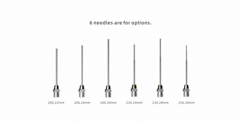 4stk WOODPECKER Applikations nadeln für Fi-G,20G 28MM,CE