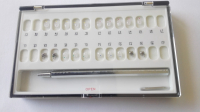 Dental Keramik passiver Selbst Brackets, U/L 5x5, Hooks 345,CE/FDA