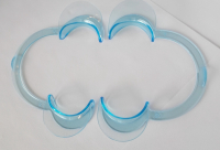 2XC-Form dental cheek retractor,Lippe Retractor,Mundöffner,mouth opener,blau L