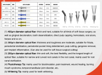 Woodpecker Faserspitze für LX16 PLUS,3 st per Packung,CE