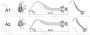 woodpecker Scaler Spitze Tipp A1T, original scaling tip fit AMDENT CE/FDA