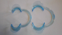 3XC-Form dental cheek retractor,Lippe Retractor,Mundöffner,mouth opener,blau LMS