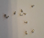 100pcs Dental kieferorthopädische Crimphaken,kurz=1.3mm,mittel=2.2mm,lang=3mm, CE/FDA