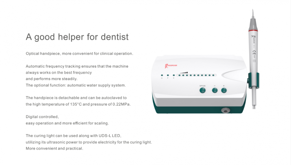 UDS-L LED woodpecker Ultraschall-Scaler mit Licht und Auto-Wasserversorgungssystem,CE/FDA