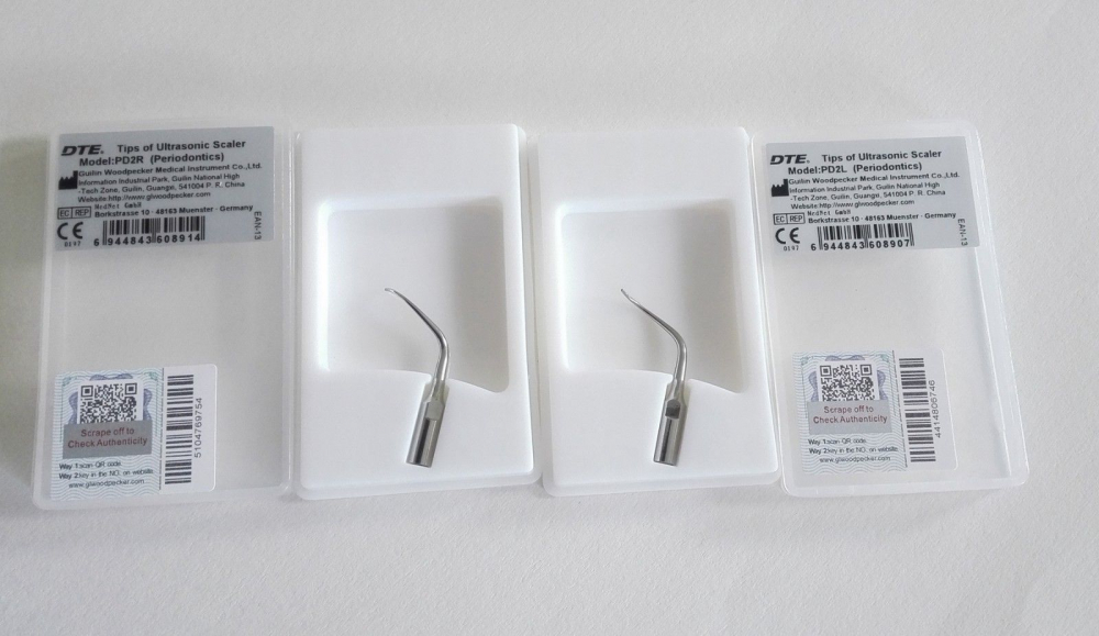 woodpecker original ZEG-Tip Periodontics PD2R+PD2L,DTE Serie,CE/FDA