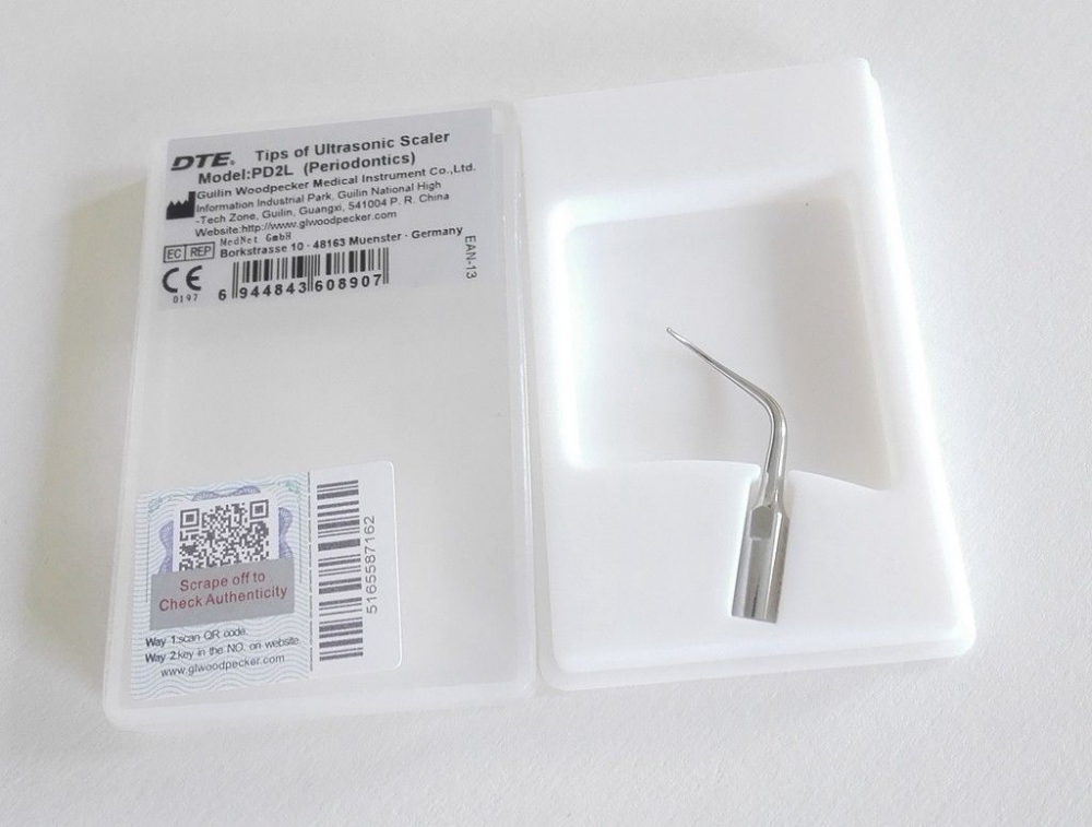 1Stk/woodpecker Scaler-Tipp PD2L DTE Serie ,Periodontics Tip PD2L,CE/FDA