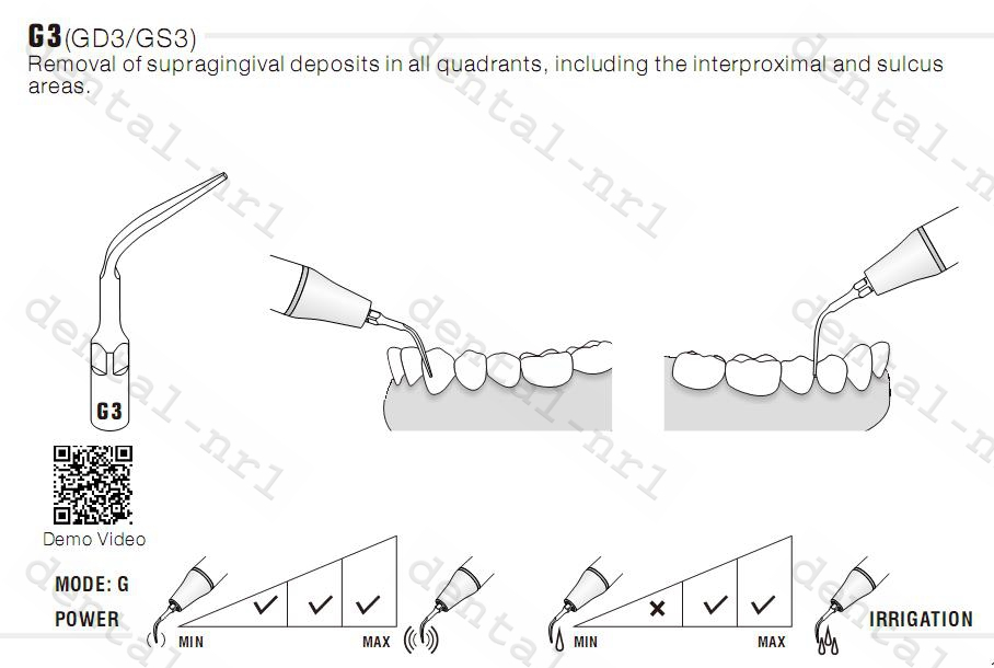 1st WOODPECKER Spitze Tip GS1/GS2/GS3/GS4/GS5/GS6 Serie ,*Sirona compatible CE/FDA