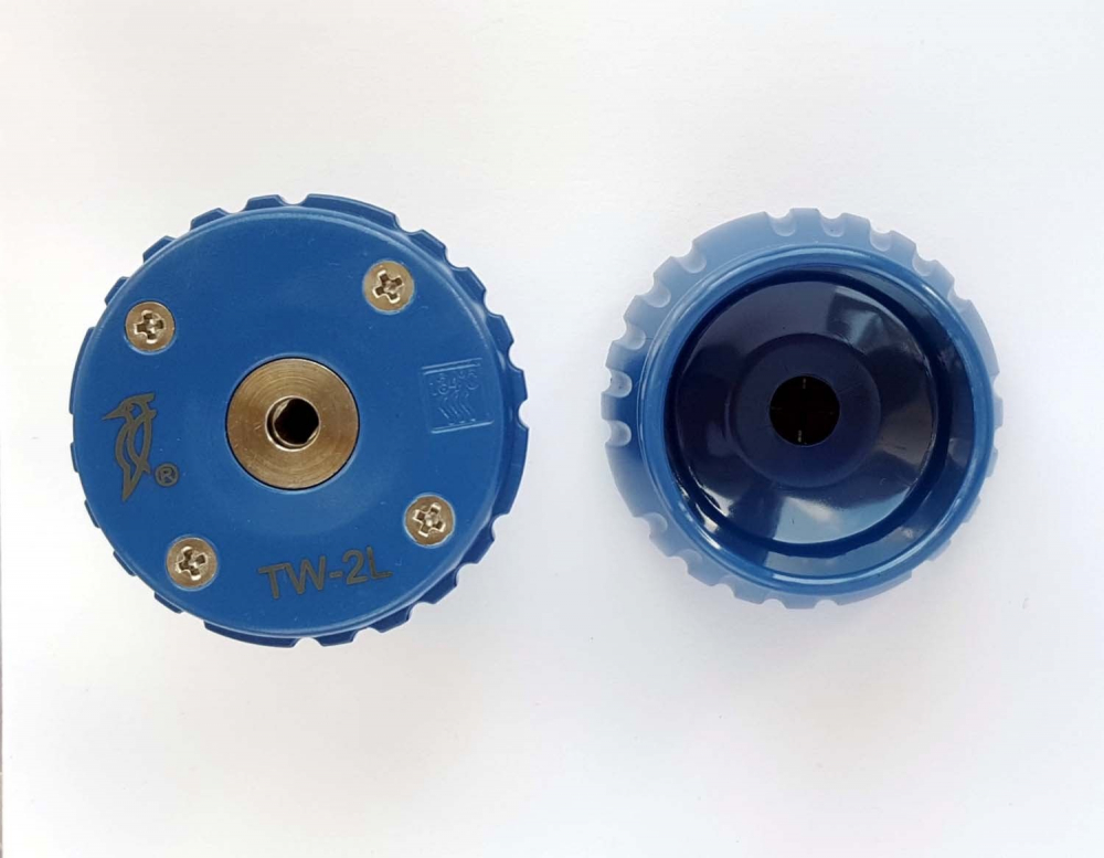 TW-2L für EMS & woodpecker , Spitzen Schlüssel Wrench key weiß / Blau