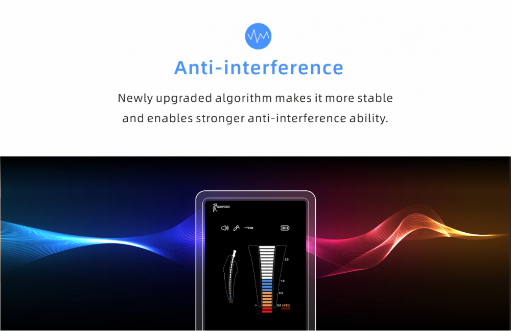 .WOODPEX V ,woodpecker original LCD Root Canal Apex Locator,CE/FDA