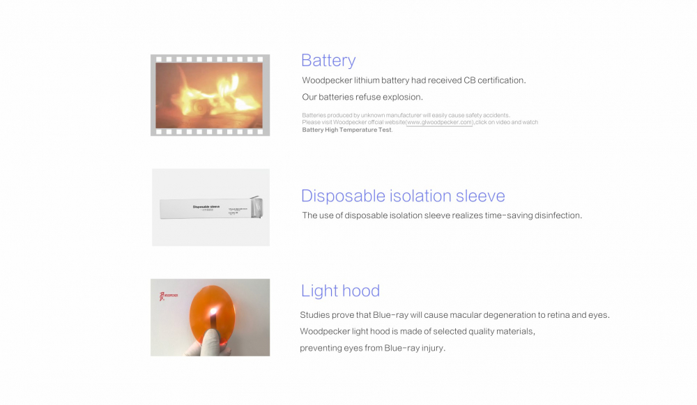 (Aktion!)woodpecker iLED PLUS,Wide spectrum+high light intensity 2300mw/cm2,1s curing,CE/FDA