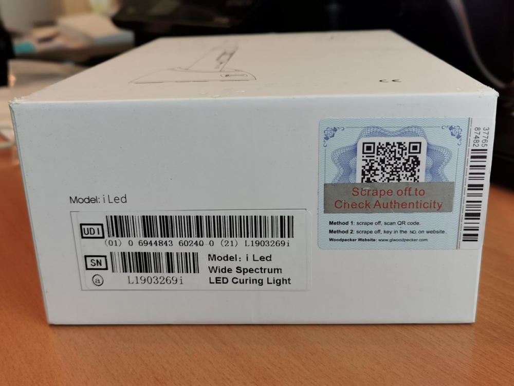 (Aktion!)woodpecker iLED PLUS,Wide spectrum+high light intensity 2300mw/cm2,1s curing,CE/FDA