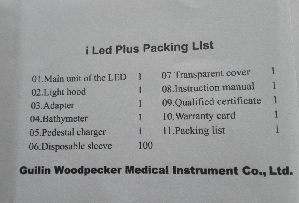 (Aktion!)woodpecker iLED PLUS,Wide spectrum+high light intensity 2300mw/cm2,1s curing,CE/FDA