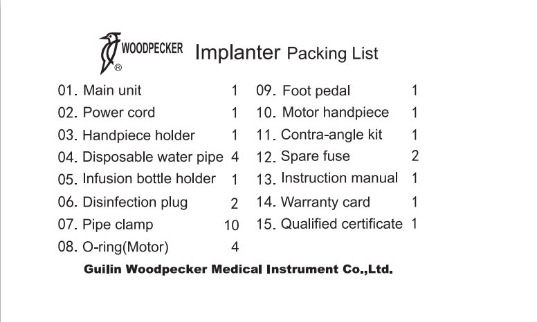 Woodpecker Implanter PLUS:Präzision, Stärke, Sicherheit!