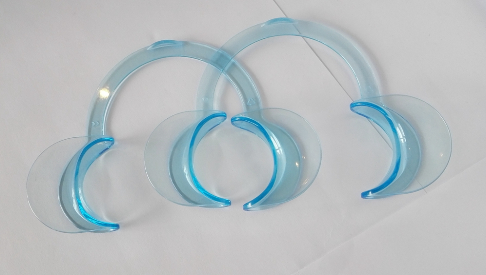 2XC-Form dental cheek retractor,Lippe Retractor,Mundöffner,mouth opener,blau L