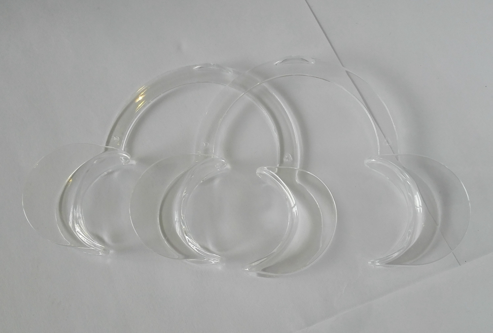 2XC-Form dental cheek retractor,Lippe Retractor,Mundöffner,mouth opener,transparent M