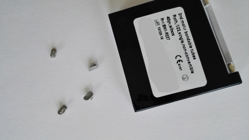 40st Dental molar Bondable Single Tubes,nun-convertible,nicht konvertierbar,ROTH022 2nd,CE/FDA