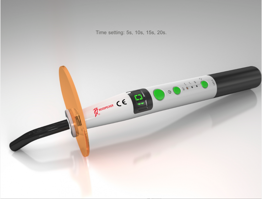 WOODPECKER LED C, wireless, two changeable batteries,three working modes,CE/FDA