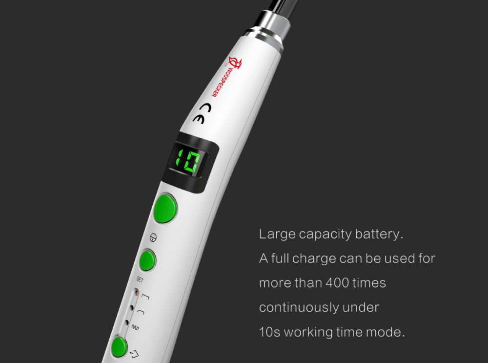 WOODPECKER LED C, wireless, two changeable batteries,three working modes,CE/FDA