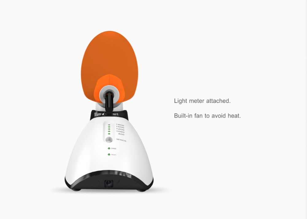 (Promotion!)Woodpecker LED F plus, aktualisierte Version!3s Aushärtung,bis 1800mW/cm,385-515nm Breitspektrum,CE/FDA