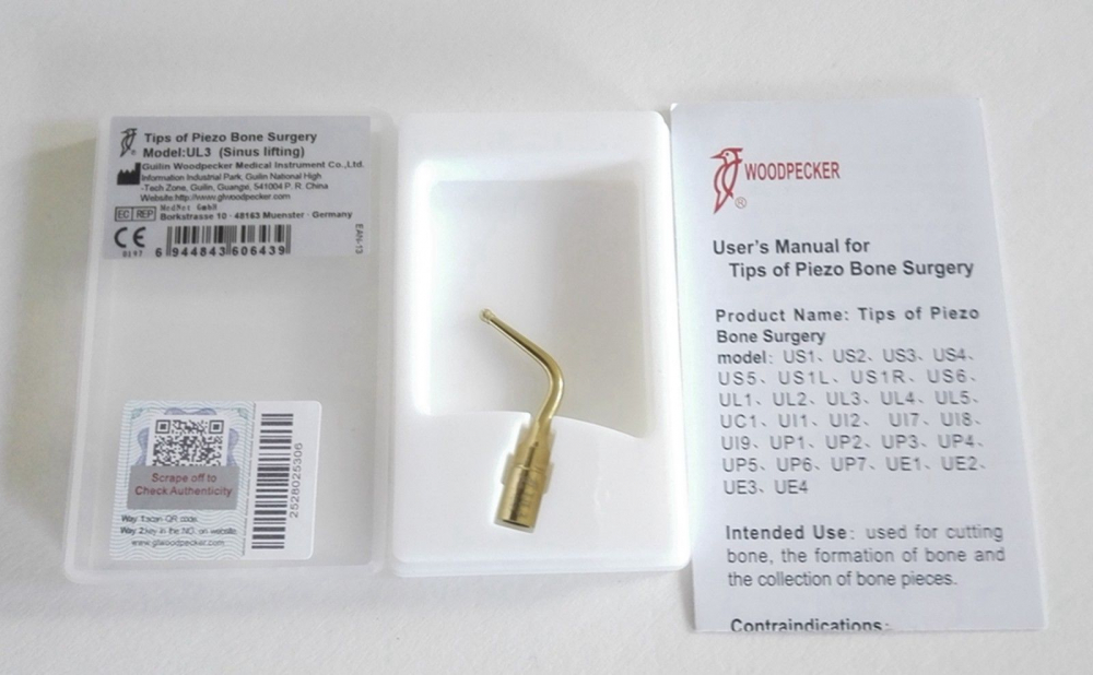 Sinuslifting Spitze UL1, 2, 3, 4, 5, fit woodpecker/*mectron ultrasurgery,CE/FDA