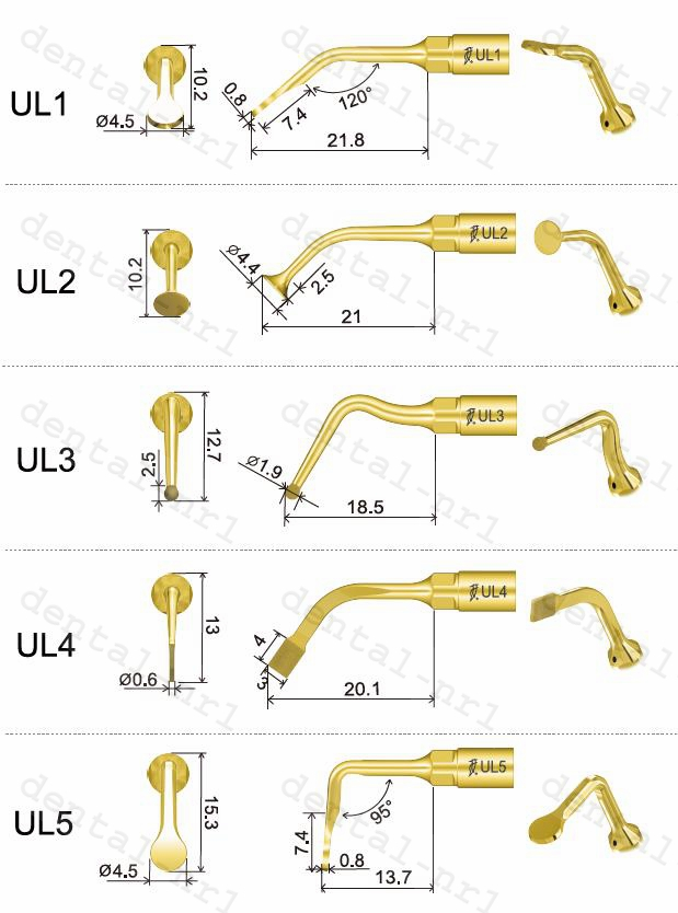 Sinuslifting Spitze UL1, 2, 3, 4, 5, fit woodpecker/*mectron ultrasurgery,CE/FDA