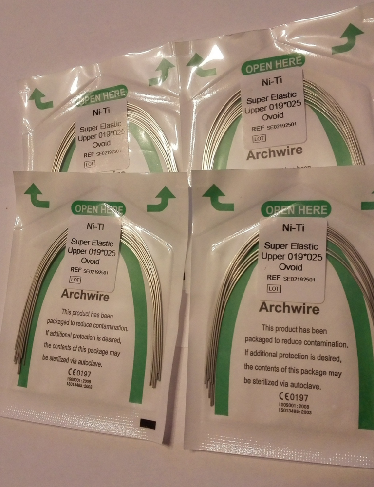 20stk Dental niti Super Elastic Archwire Rechteck Bögen (Ovoid) U/L, ,CE/FDA(Wählen Sie die Größen)