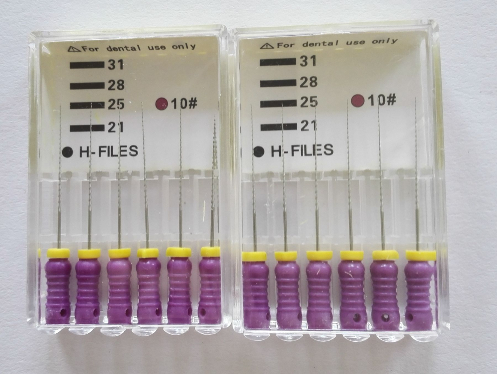 stainless steel H Files, L=31mm, wählenbar Model, Edelstahl Wurzelkanal 2 Pack ,CE