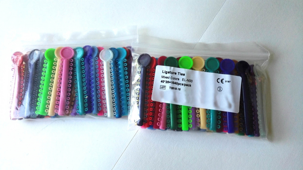 1040 stk Dental Elastische Ligaturen,wählen Sie die Farbe,CE/FDA