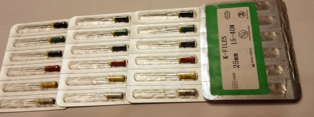 2pack niti K Files, L=25mm, 6#-40#,wählenbar Größe , Wurzelkanal K-Feilen, CE