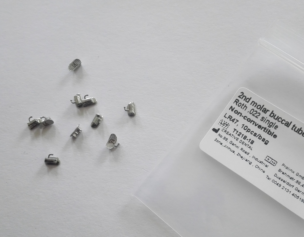 10stk Dental molar Bondable Single Tubes,nun-convertible,nicht konvertierbar,ROTH022 2nd,UL/UR/LL/LR,CE/FDA