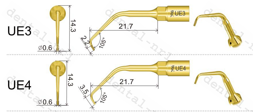Endodontie Spitze UE1/ UE2/ UE3/ UE4 für woodpecker/ mectron ultrasurgery,CE/FDA