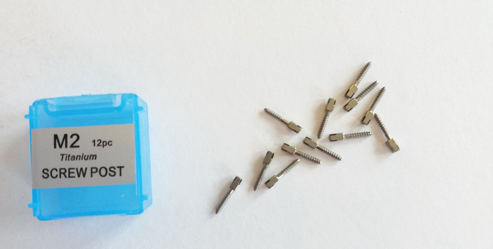 Dental Titanium Schraubenpfosten ,Titanium Screw Post,Einzelgröße,12stk/pack,L1/L2/L3/L4/L5/M1/M2/M3/S1/S2/S3,CE