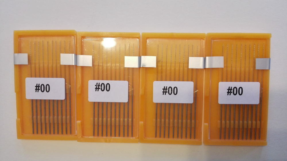 10stk Dental hohe Qualität Edelstahl-Quadrat-Broschen,Stainless Steel Square Broaches,#00,CE