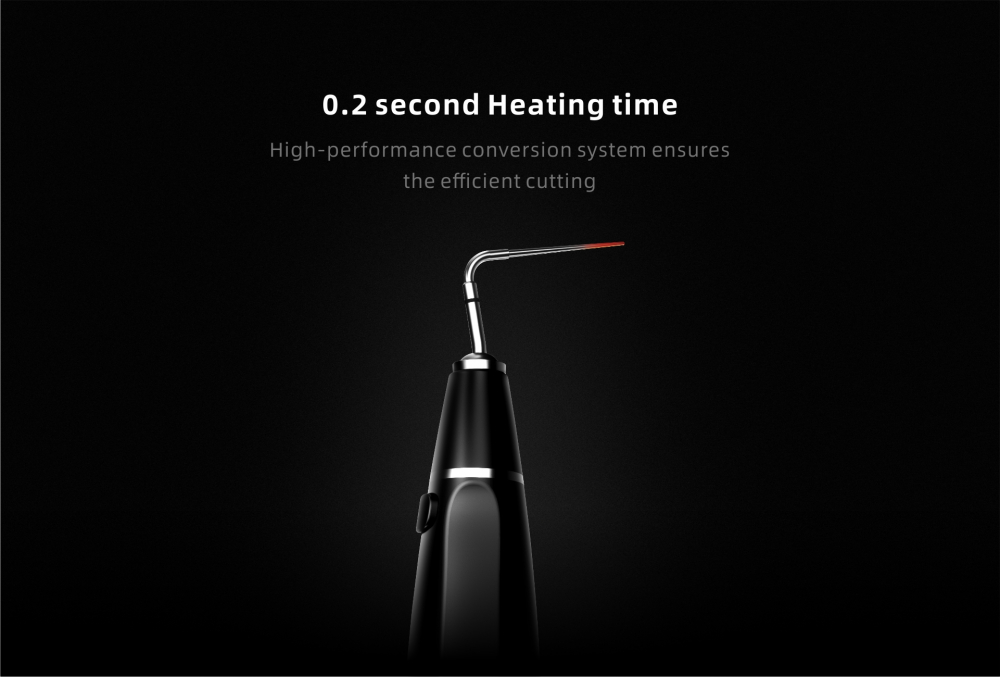 Woodpecker Guttapercha-Obturationssystem Fi-P,0.2s Aufheizzeit,0.35mm vorgebogene Spitze. CE/FDA