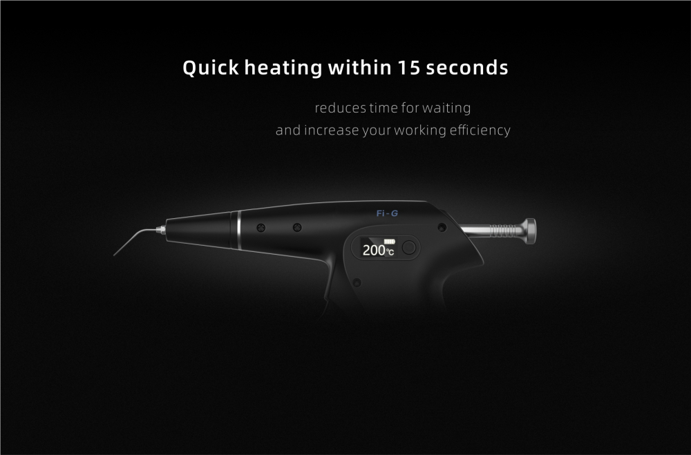 (Aktion!) Woodpecker Guttapercha- Obturationssystem Fi-G, 15s Aufheiz-und Schmelzzeit, CE/FDA