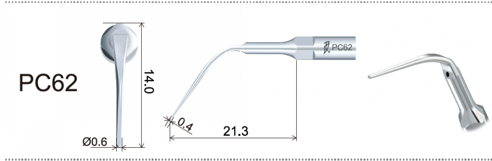 5stk woodpecker ZEG Spitze PC60/ PC61/ PC62, KaVo* Piezo LED kompatibel ,CE/FDA