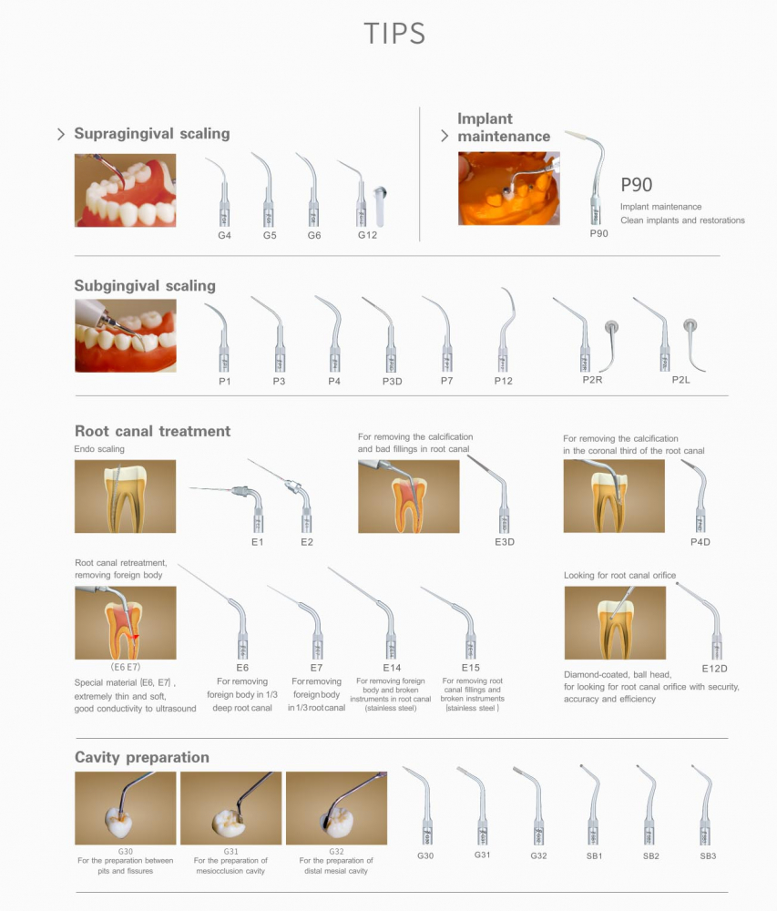 WOODPECKER Ultraschall Scaler UDS-J , *CE/*TÜV