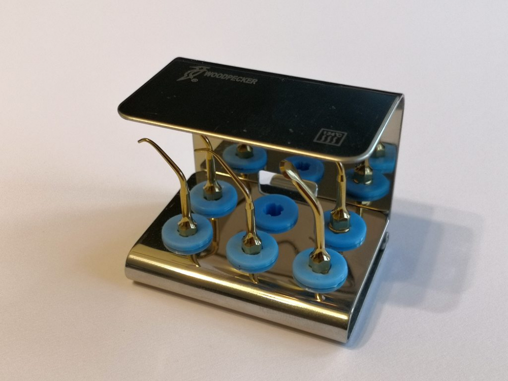 Woodpecker piezochirurgische Spitze Kit,UE1+UE2+UE3+UE4+US4+Spitze Halter, *Mectron Ultrasurgery kompatibel.