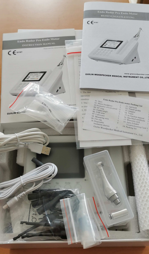 Neue! woodpecker ENDO RADAR PRO ,hohere Geschwindigkeit bis zu 2500rpm,kleineres Handstück,Bürstenlos,schnelle Reaktion!Deutsch Bedienungsanleitung!CE/FDA