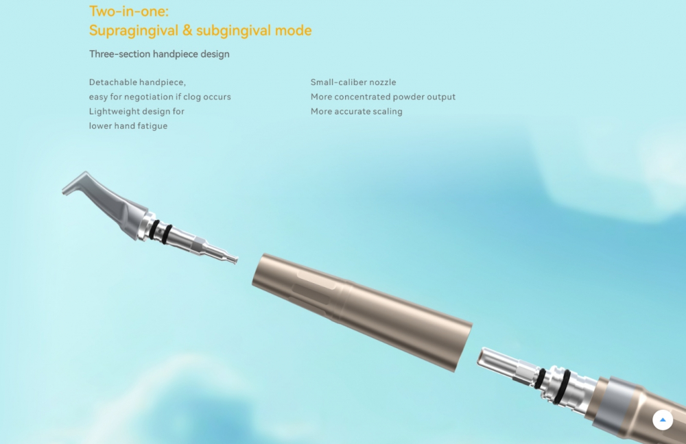 (Angebote!)Woodpecker Dental Scaler und Air Polisher AP-B, innovatives Design, schnelleres und bequemeres Scaling.CE/FDA