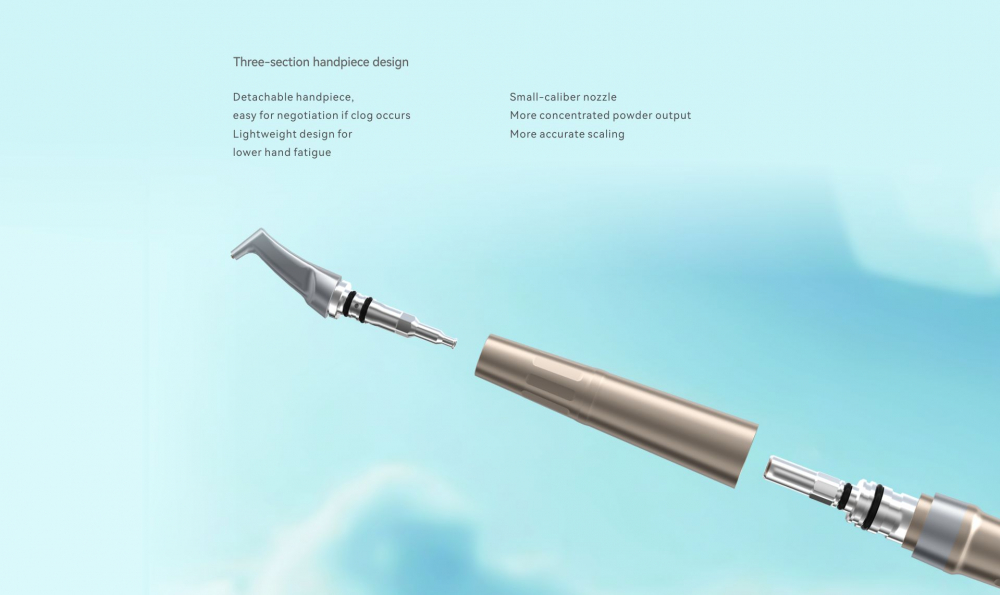 (Promotion!)Woodpecker Air Polisher AP-A, Schlankes Design, effizientere Scaling, CE/FDA