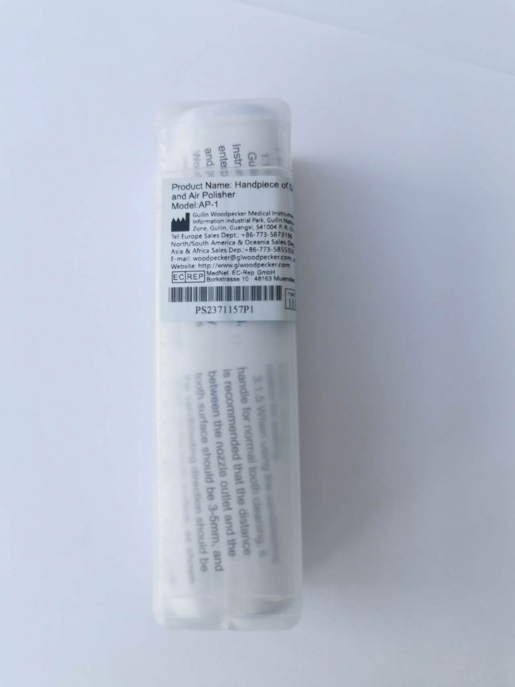 woodpecker Original Luftpolierer Supragingival Handstück AP-1 für Maschine AP-A, AP-B, supragingival,CE/FDA
