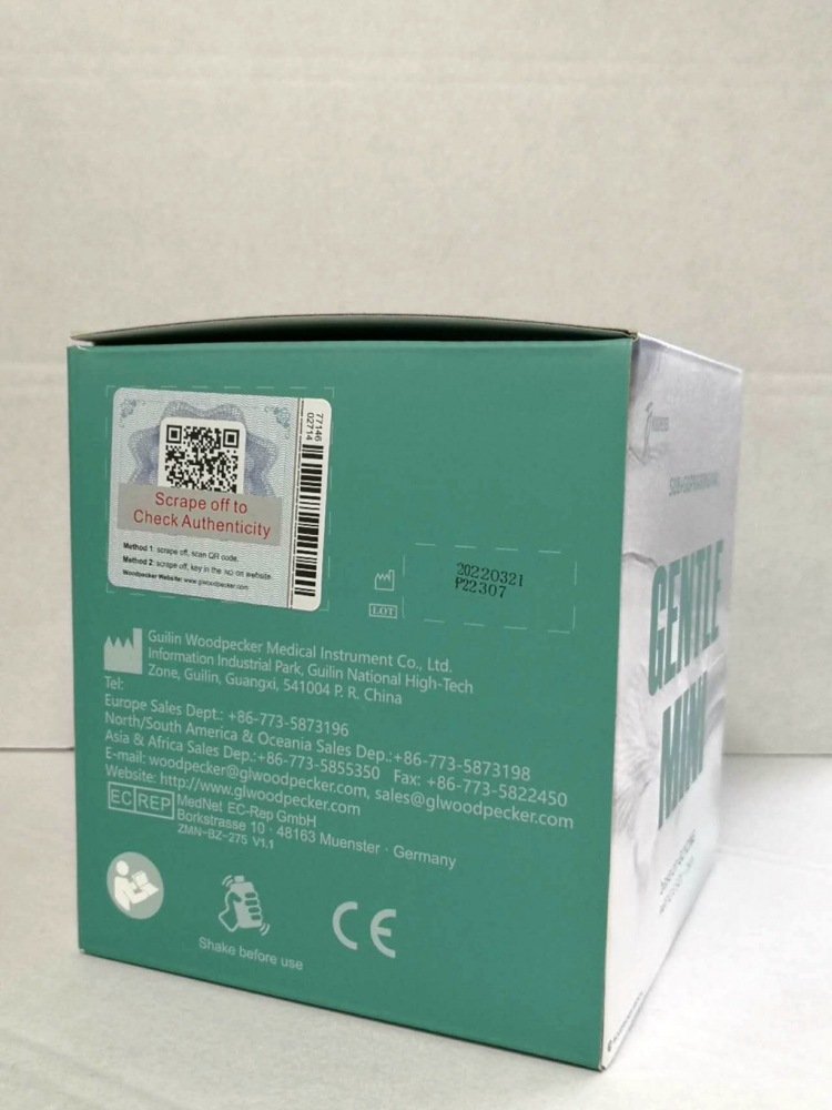 woodpecker Original GENTLE MINI 25um Glycin supragingival + subgingival Pulver (120g/Flasche)