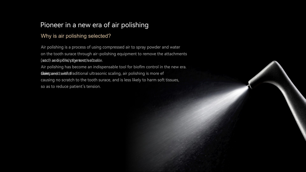 Woodpecker Dental Air Polisher AP-H, komfortabel, leicht, nur Supragingivaler Modus,*KAVO/*SIRONA/*NSK kompatibel,CE/FDA