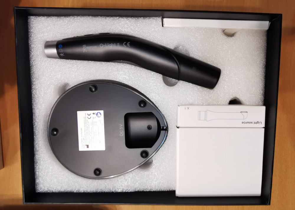 woodpecker Lichthärtung O-LIGHT II,385-515nm,3000mw/cm2,1s curing,3-modes,besonderes schwarz!CE/FDA