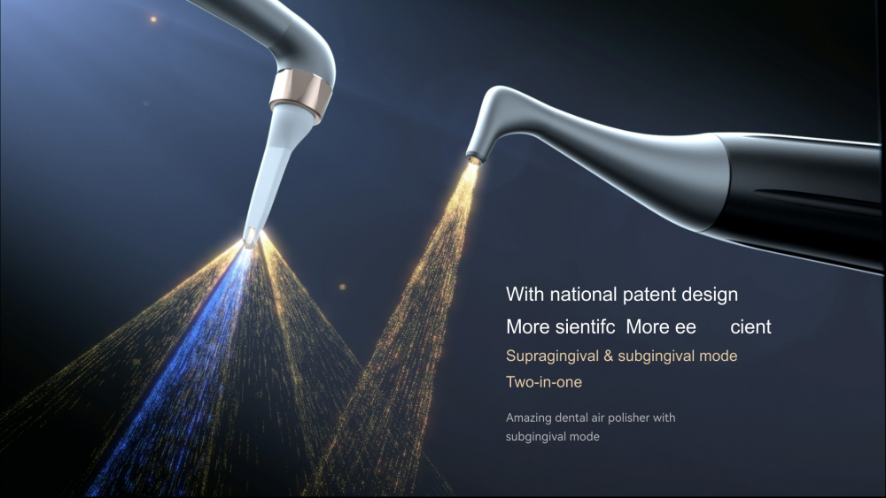 Woodpecker Dental Air Polisher AP-H PLUS, Supragingivaler und subgingivaler Modus,*KAVO/*SIRONA/*NSK kompatibel,CE/FDA