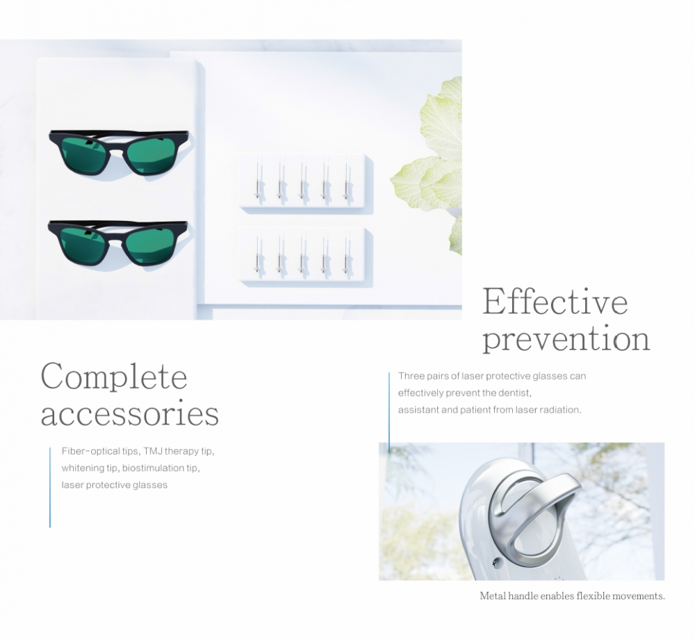 (Sommerangebote)Woodpecker LX16 PLUS, Innovatives blaues Halbleiterlasertherapiegerät mit drei Wellenlängen,CE/FDA