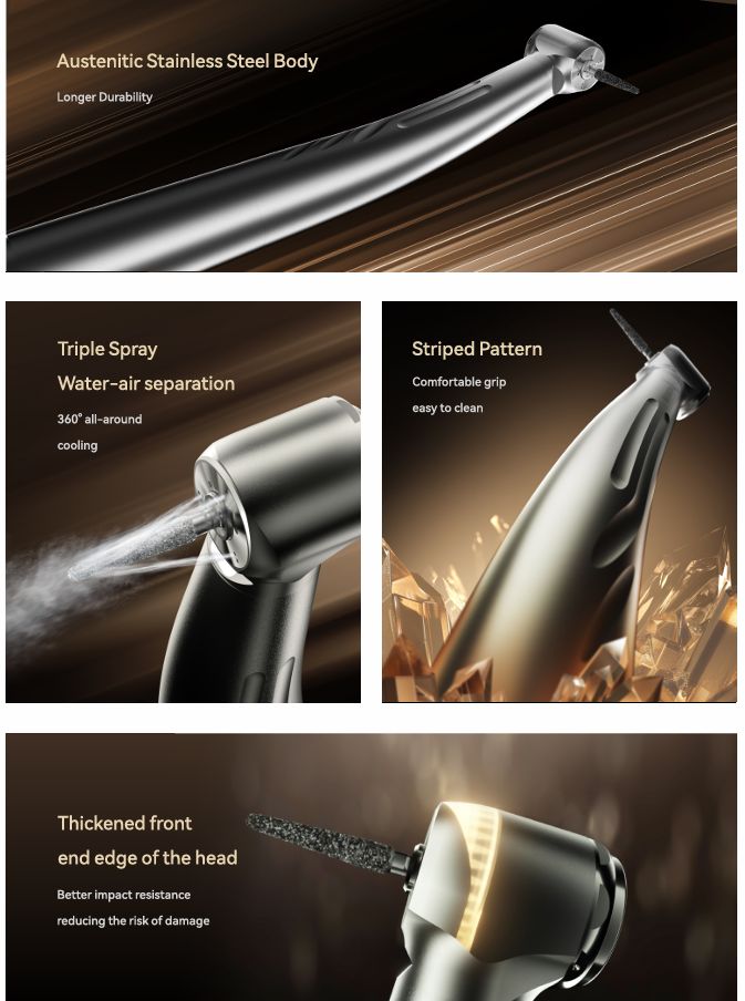 WOODPECKER Rotor für HP22 Turbinenhandstück, deutsches Lager, CE/FDA